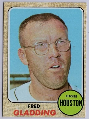 1968 Topps #423 Fred Gladding in EX Condition Astros - Image 1 of 2