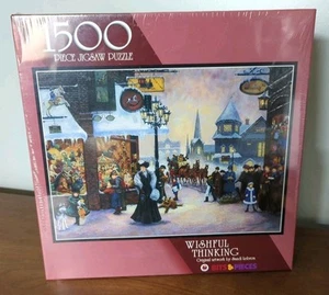 Vintage Bits & Pieces 1500 Pc Puzzle Wishful Thinking By Sandi Lebron NIP - Picture 1 of 5