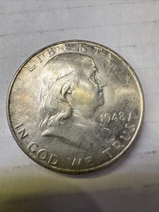 Medio dólar Franklin 1948 P Choice. Brillante sin circular - Imagen 1 de 14
