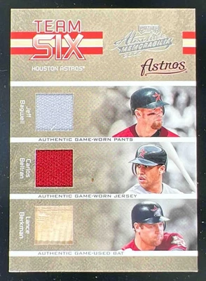 Absolute Team Six Bagwell Beltrán Lance Berkman 2005 Richard Jose Cruz Lane/150 Foto 1 de 2