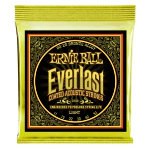 Cuerdas de guitarra acústica recubiertas Ernie Ball 2558 Everlast 80/20 medidores 11-52 - Imagen 1 de 1