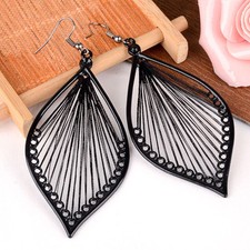 Fashion Women's Leaf Personality Jewelry Studs Leaves Earrings Drop Earrings