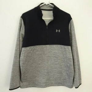 Under Armour Men's Shirt Pullover 1/4 Zip Long Sleeve Gray Large - Picture 1 of 7