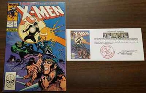 The Uncanny X-Men (1963) #249 SIGNED by Dan Green Notarized Witness of Signature - Picture 1 of 5