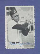 1969 Topps Deckle Edge Felipe Alou #17 Atlanta Braves NM+ CENTERED