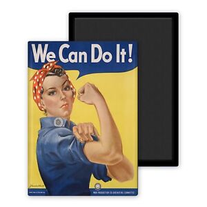 We Can Do It-J. Howard Miller-Magnet Frigo 54x78mm