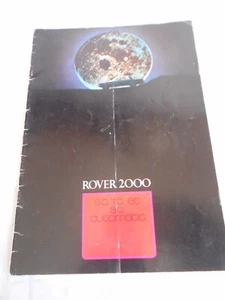 Rover 2000 SC TC SC automatic Sales Brochure french version 1970-71 - Picture 1 of 9