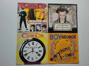Culture Club X 4 Virgin Records 1980's UK π¬π§ 7"Single 45rpm Reissue - Picture 1 of 10