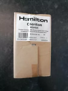 HAMILTON 96SHSBL SHAVER SOCKET SATIN CHROME BLACK INSERT - Picture 1 of 4