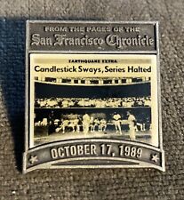 San Francisco Chronicle San Francisco 10-17-89 Giants Pin