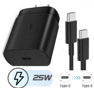 Fast Charger PD Type C Wall /Travel Plug For Samsung Galaxy S21 5G S21/Ultra - Picture 1 of 11