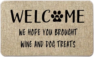 NYDECOR Welcome Mats for Front Door Rustic Farmhouse Door Mat Quote Floor Funny - Picture 1 of 8