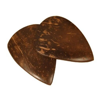 2 Traditional Crafted High Grade Coconut Shell Sarod Jawa Pick Plectrum - Image 1 of 3