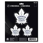 Toronto Maple Leafs Decal Die Cut Team 3 Pack [New] Nhl Car Truck Auto Sticker