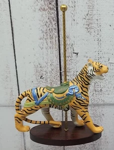 Sillín The Treasury of Carousel Art William Manns Franklin Mint Tiger  - Imagen 1 de 6