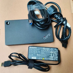 Lenovo ThinkPad Ultra extern Dock Dockingstation 40A8 +USB Kabel + 45W Netzteil - Bild 1 von 8