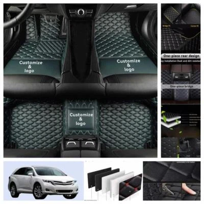 For Toyota Venza 2008-2024 Car Floor Mats Liners Carpets New Leather Foot Pads Foto 1 de 4