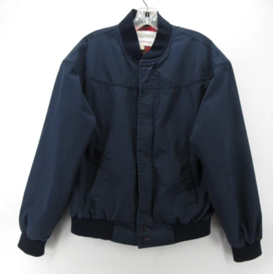 VINTAGE Field & Stream Gordon & Ferguson Jacket Men Medium Blue Bomber Coat * - Image 1 of 4