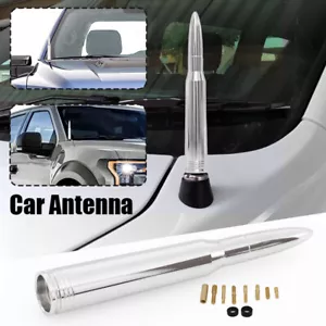 BULLET ANTENNA 50 CAL for CHEVROLET TRUCK DODGE RAM 1500 FORD F150 RAPTOR BRONCO - Bild 1 von 10