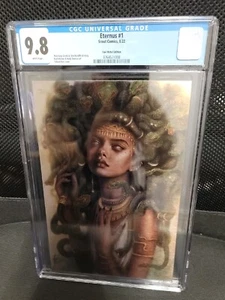 Eternus #1 1:100 Tehani Farr METAL Virgin Scout/Thunder 2022 RARO CGC 9.8  - Imagen 1 de 4