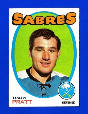 1971-72 OPC O-Pee-Chee HOCKEY #107 TRACY PRATT NRMINT BUFFALO SABRES (SB1) - Image 1 of 2