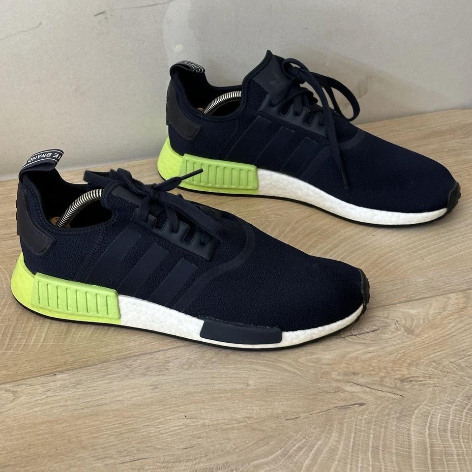 adidas NMD R1 Legend Ink Hi-Res Yellow White EE5108 Men’s Size 12 - Image 1 of 4