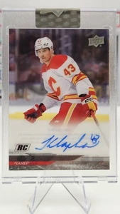 Adam Klapka 2024-25 UD Clear Cut Hockey Acetate On Card Auto RC [Encased] 🔥🔥 - Picture 1 of 4