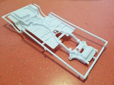 58 Chevy Impala CHASSIS FRAME FLOOR from Revell 1:25 Model Kit 1958 Chevrolet - Image 1 of 4