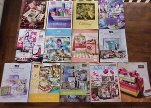 Lot Of 13 Idea Book & Catalog Stampin' Up! 2000 - 2013 Arts & Crafts Projects - Picture 1 of 16