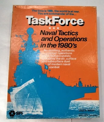 SPI Taskforce: Naval Tactics & Operations Part-Punched Boxed 80s Wargame See Des - Image 1 of 4