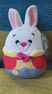 SQUISHMALLOWS Disney 8" Inch White Rabbit Alice In Wonderland Plush NWT - Picture 1 of 10