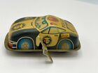 Rare Small Japan Tin Wind-Up Police Car 3"  Cool Little Piece! Works