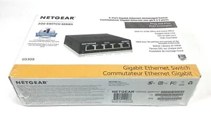 NETGEAR 5 porte Gigabit Ethernet switch non gestito (Gs305) - desktop silenzioso senza ventola - Foto 1 di 3