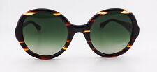 Gigi Studios Greca Tortoise Scale Green Lens Sunglasses 6592/2 52-24-140