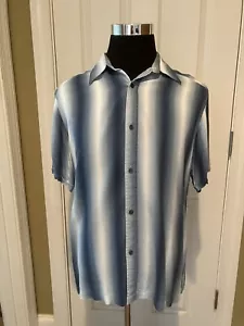 Vintage Rockabilly Hipster Doofus “Shadow Stripe” Axcess Shirt Size L - Picture 1 of 6
