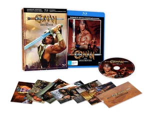Conan the Destroyer (Blu-Ray) Ltd Ed Lenticular Hardcase + Photo Cards - SEALED - Picture 1 of 1