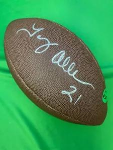 NFL CFL signiert handsigniert Gary Allen #21 Wilson Football Beckett COA - Bild 1 von 3
