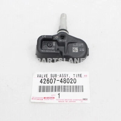 Sensor de presión de neumáticos genuino OEM Lexus RX350 RX450h TPMS PSI 42607-48020 Foto 1 de 2