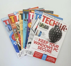 8x 2021 Techlife Australia Magazines June-Dec #116-123 Computer Camera Gadgets - Picture 1 of 3