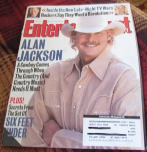 Alan Jackson cover Entertainment Weekly Magazine March 2002 Smoke Free Home - Picture 1 of 1