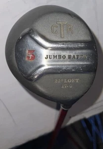 CTR Jumbo 5-Wood Golf Club RH 21° Mens 17-4 Red Graphite Shaft Good Grip - Picture 1 of 7