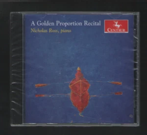 New Sealed CD -Nicholas Ross: A GOLDEN PROPORTION RECITAL-Debussy,Chopin,Mozart - Picture 1 of 1