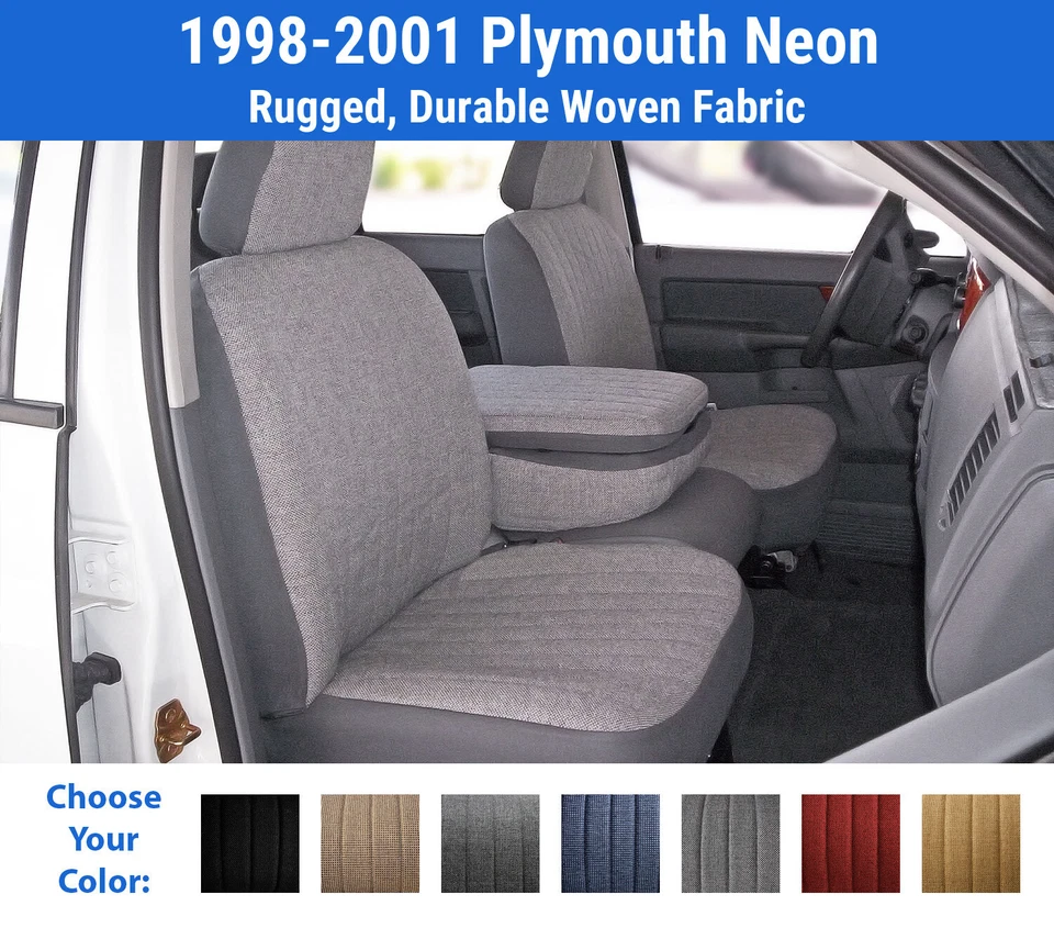 Fundas de asiento Duramax Tweed para Plymouth Neon 1998-2001 Foto 1 de 4