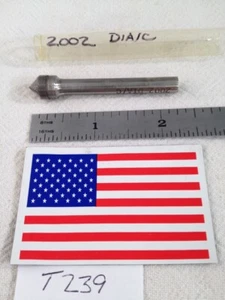 NEU FALCON/SGS 1/4 ZOLL SH HARTMETALLFRÄSSTIFT. SK-3 DIAMANTSCHLIFF. 90° ARBEITSSPÜLE -T239- - Bild 1 von 4