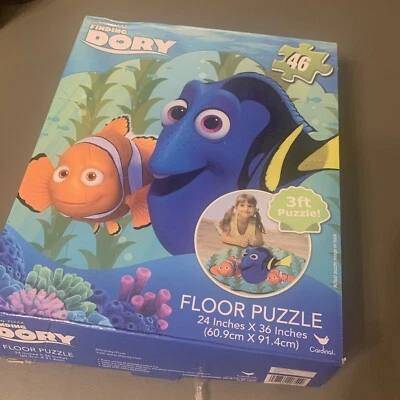 Finding Dory Disney Pixar Floor Puzzle 46 Pieces in Original Box - 24 In X 36 In - Image 1 of 3