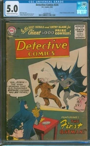 Detective Comics #235 🌟 CGC 5.0 🌟 Origen Batman y Disfraz Edad de Plata DC 1956 - Imagen 1 de 2