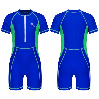 Unisex Niños Mono Deportivo Traje de Baño Niña Body Traje de Neopreno Verano Atlético Niño Foto 1 de 4