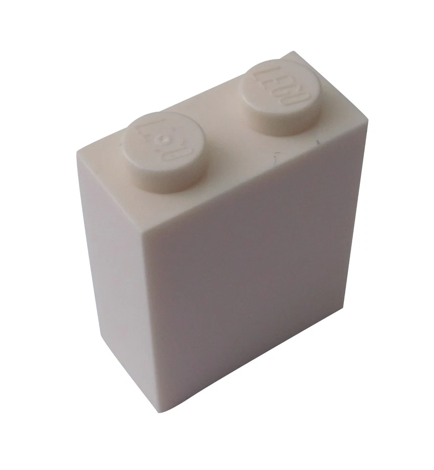 Lego 10 Stück weiße Steine 1x2x2 Stein in weiss (3245c) Basics City Baustein Neu - Bild 1 von 1