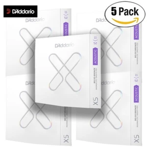 5-PACK D'Addario XSABR1152 XS 80/20 Bronze Light Acoustic Guitar Strings 11-52 - Picture 1 of 1