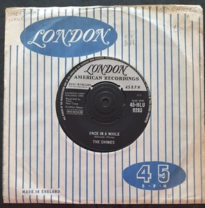 THE CHIMES - Once in a While/Summer Night - London - HLU 9283 - NM - Picture 1 of 2
